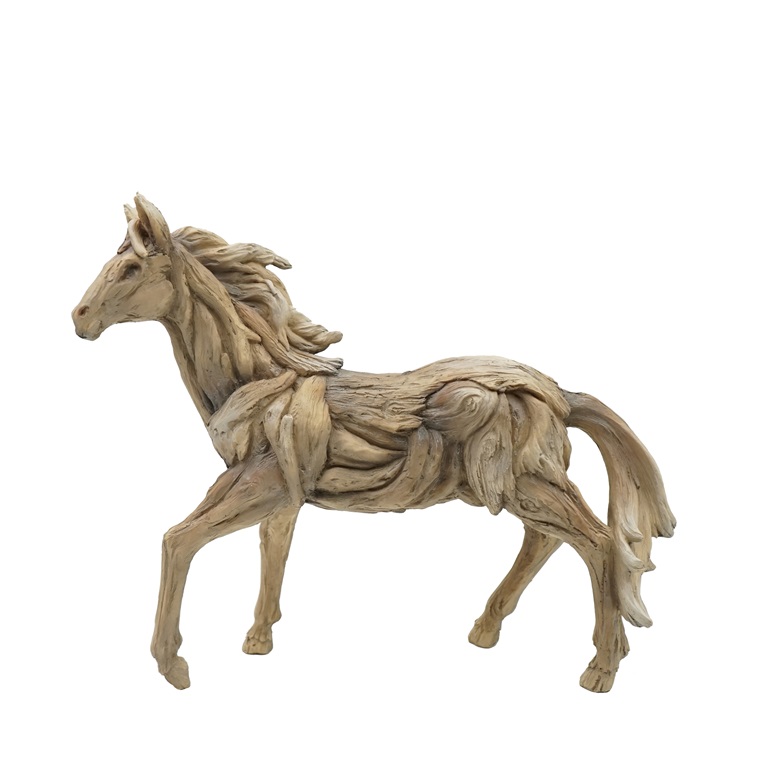 resin running horse