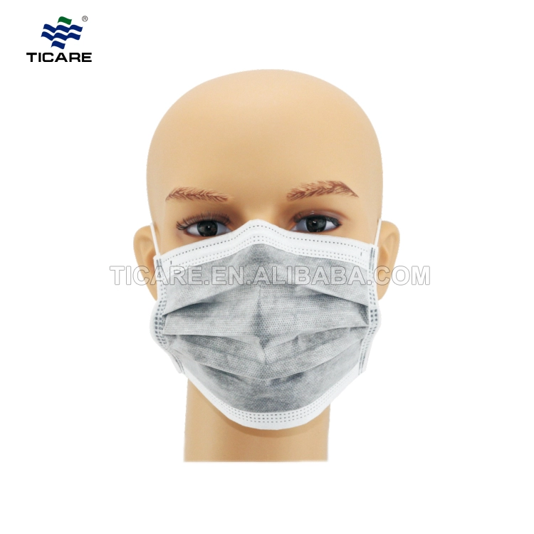 Medyczna trójwarstwowa włókninowa jednorazowa maska do sznurowania