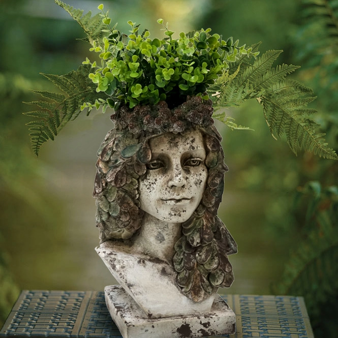 Home&Garden MGO Vintage Lady Head Sadzarka