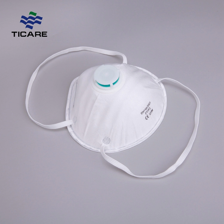 Maska przeciwpyłowa Earloop N95 z respiratorem z zaworem lub bez