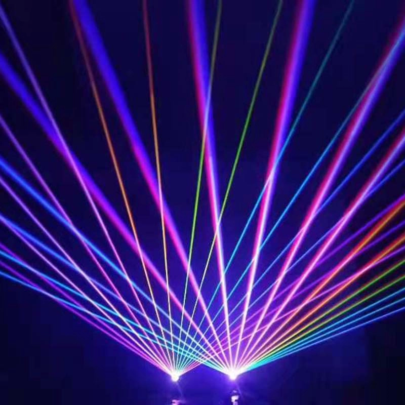 Światło laserowe 10 W RGB