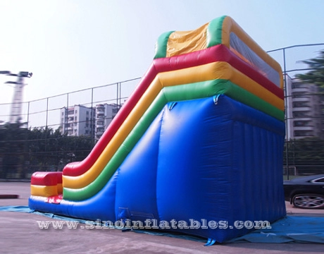 18-calowa nadmuchiwana gra adrenalinowa z podwójnym torem i zjeżdżalnią dla dzieci firmy Sino Inflatables