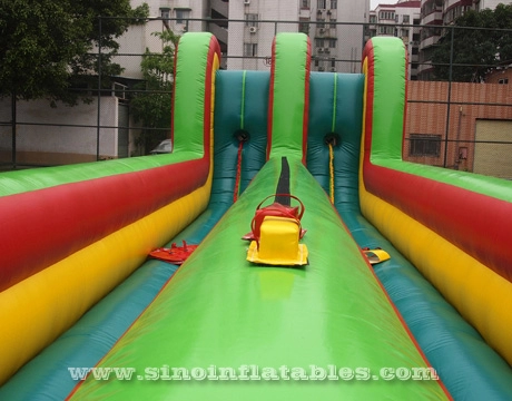 Interaktywny nadmuchiwany bungee dla dzieci o długości 10 m dla dorosłych N do gier interaktywnych wewnątrz lub na zewnątrz