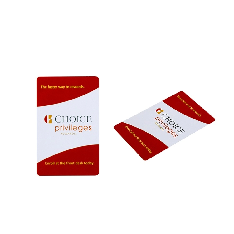 Druk CMYK klasyczna inteligentna karta hotelowa MF 1K S50 NFC z częstotliwością 13,56 MHz ISO14443A