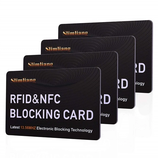 Karta blokująca RFID do ochrony kart bankowych