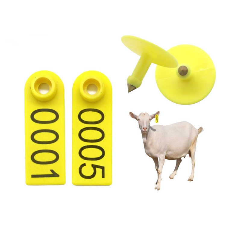 Gorąca sprzedaż TPU Plastikowy kolczyk z owcą i kozą