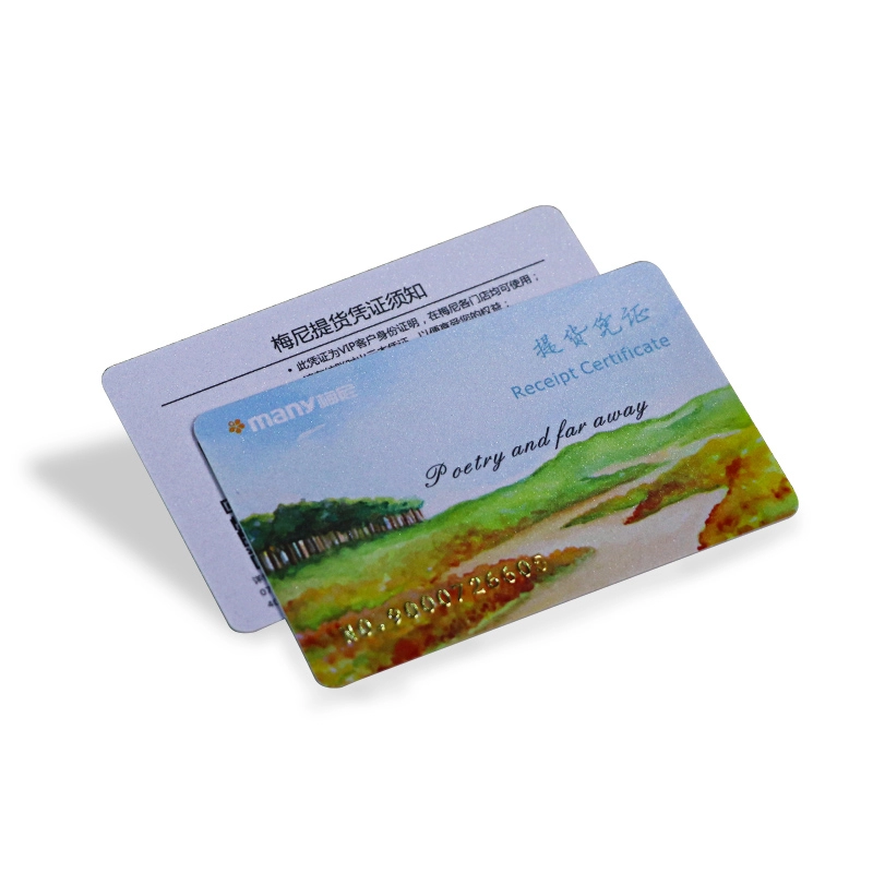 Spersonalizowana karta kontaktowa z tworzywa sztucznego PVC FM4442/ISSI4442