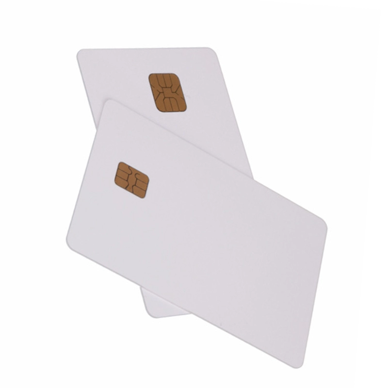 Druk atramentowy Pusta biała karta inteligentna z chipem 4442/4428