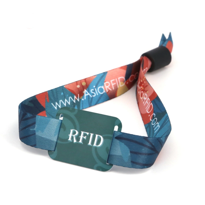 Ntag213 RFID Tkana bransoletka Identyfikacja opasek na imprezy
