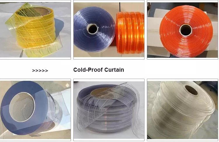 Kurtyna powietrzna z PCV do standardowych zasłon paskowych z PCV w chłodniach