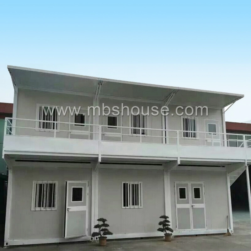 Chiny dostarczają dostosowany jedno- lub dwupiętrowy luksusowy dom mieszkalny z płaskim kontenerem
