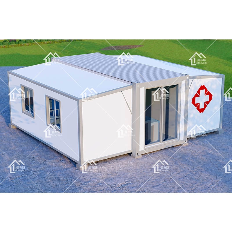 Szybki montaż Prefabrykowany kontenerowy budynek kliniki Szpitalny dom izolacyjny