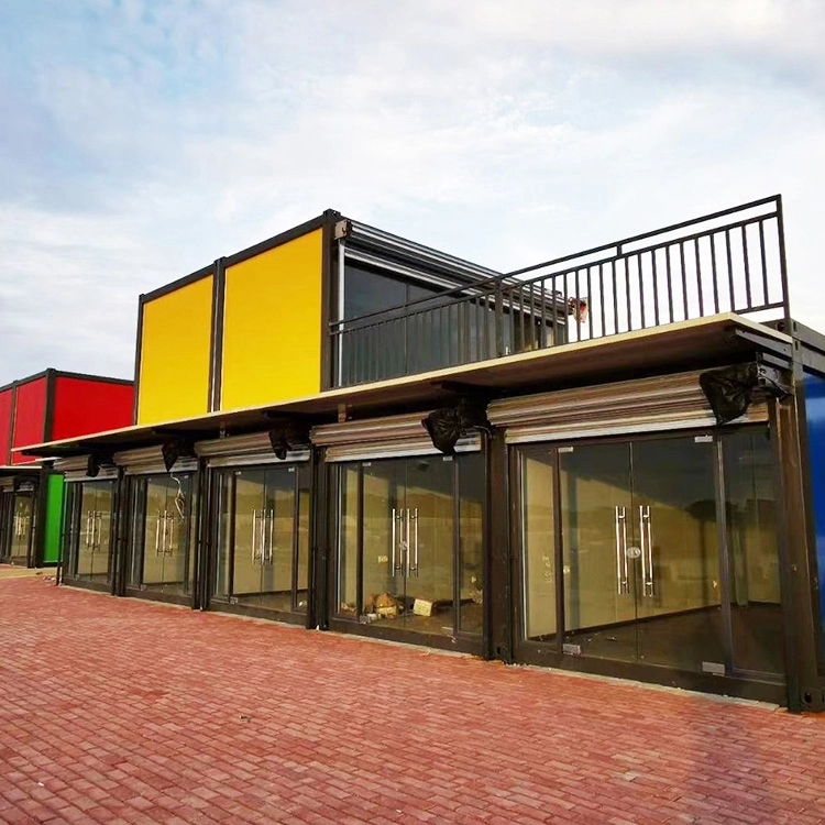 Nowy projekt Europejskie nowoczesne, zmodyfikowane domy prefabrykowane w płaskich kontenerach
