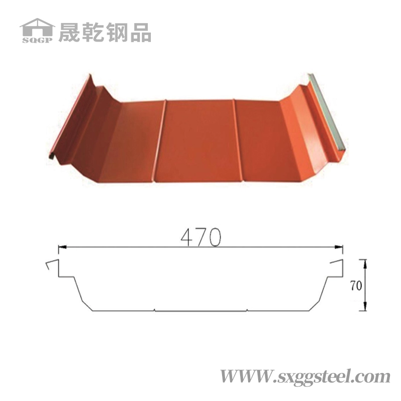 Łącząca płyta dachowa typu U 470