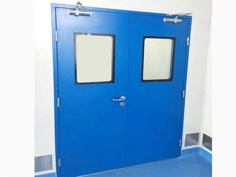 Najwyższej jakości stalowe drzwi o strukturze plastra miodu do pomieszczeń czystych dla fabryk farmaceutycznych