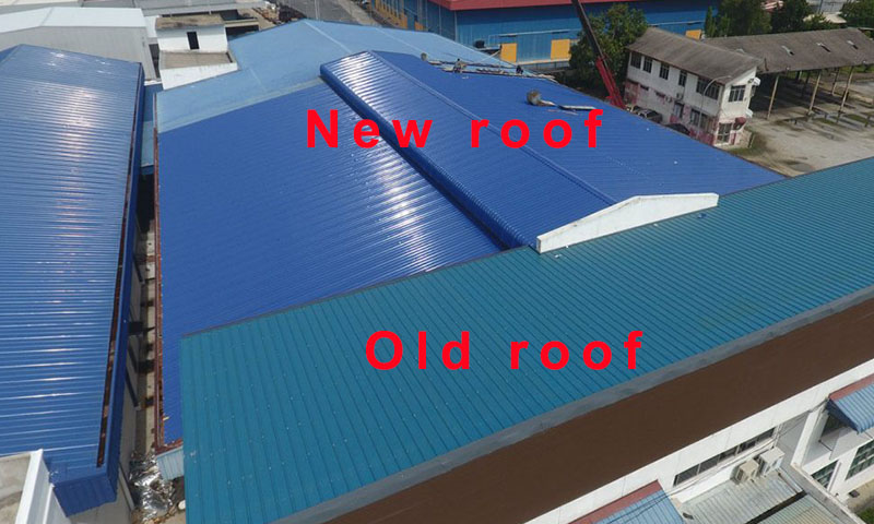 Izolowane panele dachowe do renowacji dachu