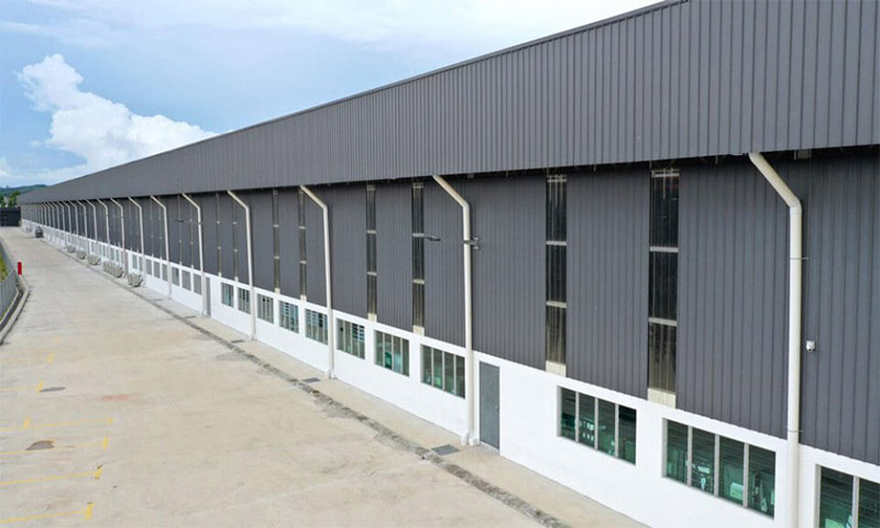 Izolowane panele ścienne do budynków fabrycznych
