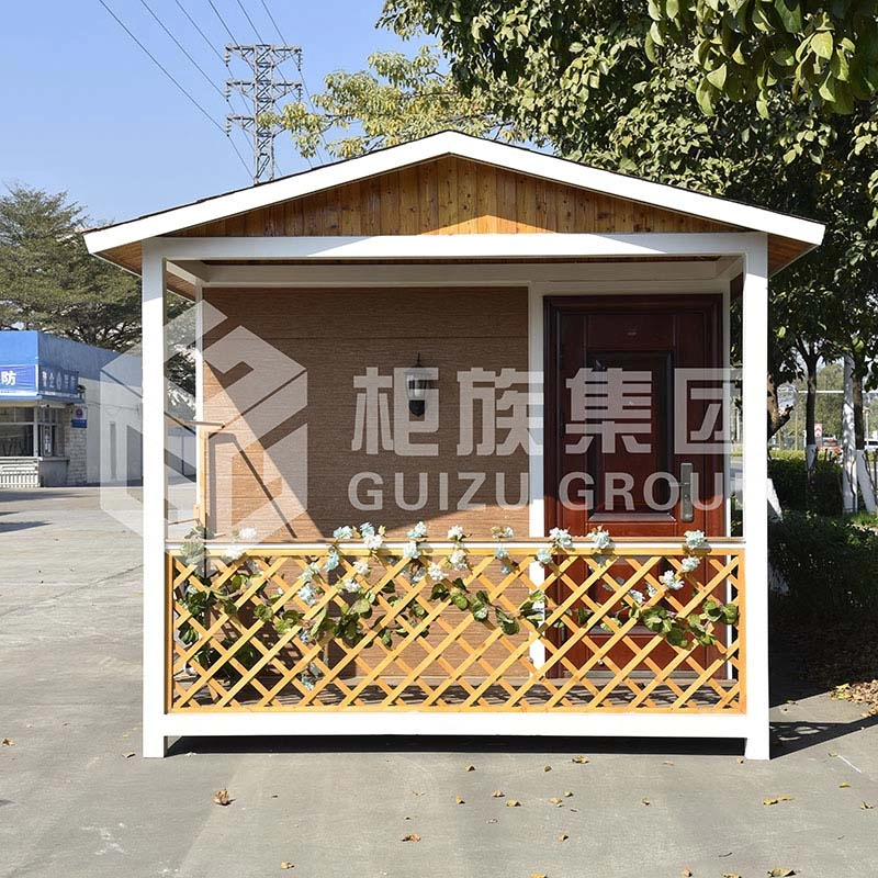 OEM 20ft Chiny Dostarcza prefabrykowany modułowy dom drewniany ze stalową ramą