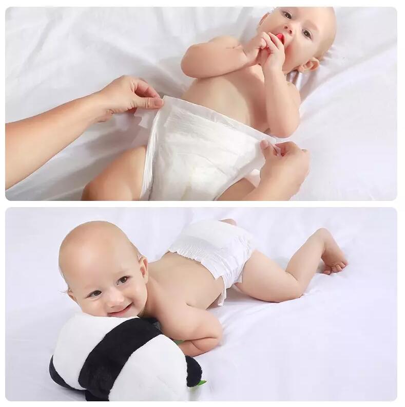 Spodnie do podciągania w pieluszce dla niemowląt