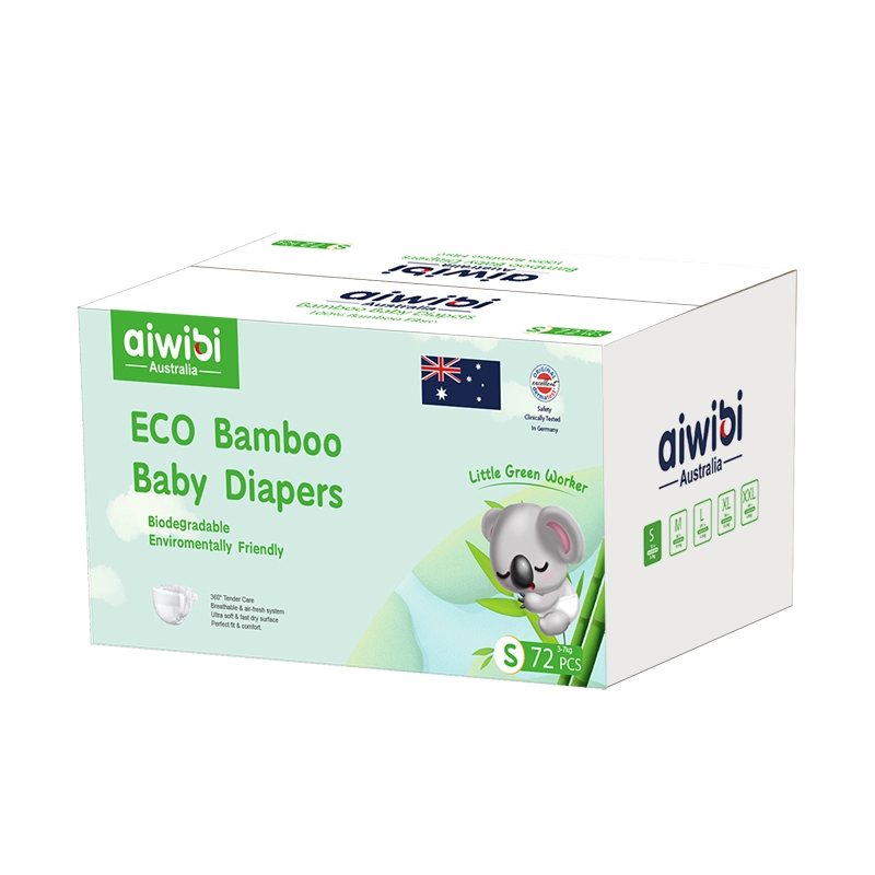 Wysokiej jakości pieluszki bambusowe dla niemowląt wykonane w 100% z biodegradowalnej tkaniny bambusowej