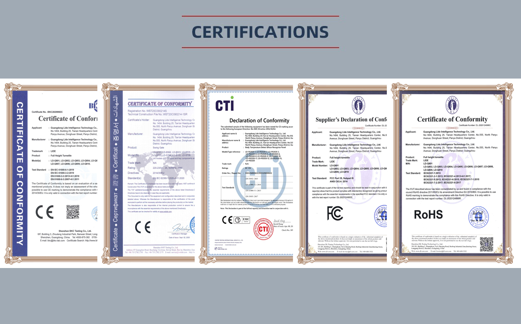 Certyfikat CE kołowrotu statywowego