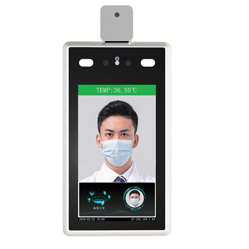 LD-FR2020-7 7-calowy system kontroli dostępu do kontroli gorączki Kamera do rozpoznawania twarzy