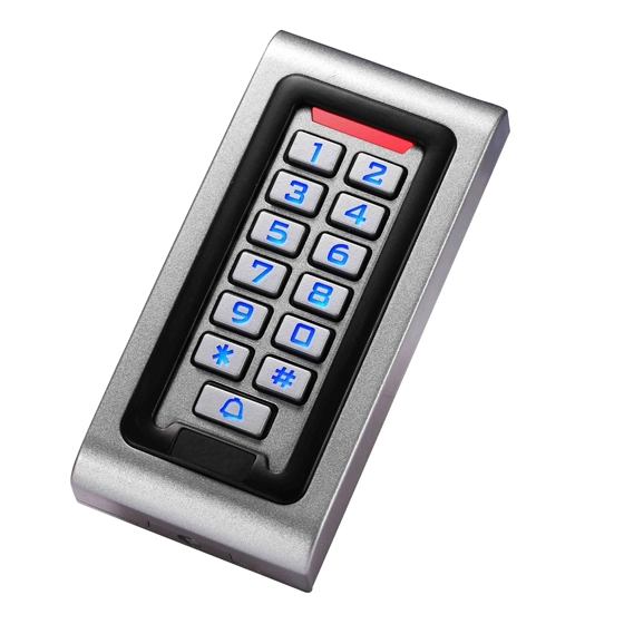 Metalowy, samodzielny czytnik kontroli dostępu RFID
