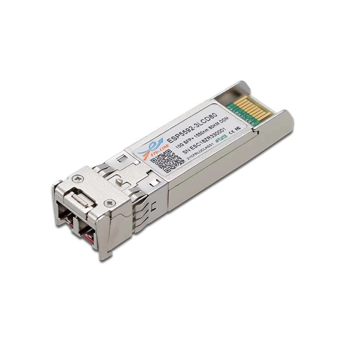 Transceiver optyczny 10G SFP+ ZR 1550nm 80KM LC