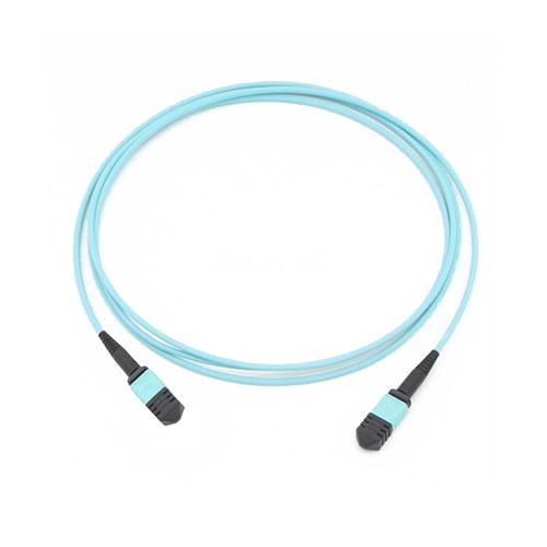8 światłowodowy MPO (żeński) - MPO (żeński) Wielomodowy kabel światłowodowy OM3 50/125