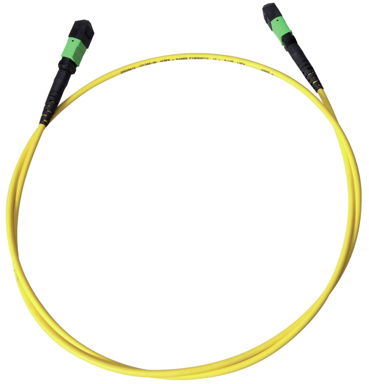 8 światłowodowy kabel światłowodowy MPO (męski) - MPO (męski) 9/125um jednomodowy kabel światłowodowy